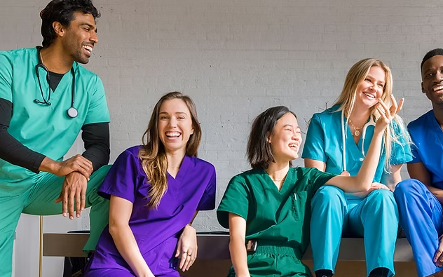 high end medical scrubs
